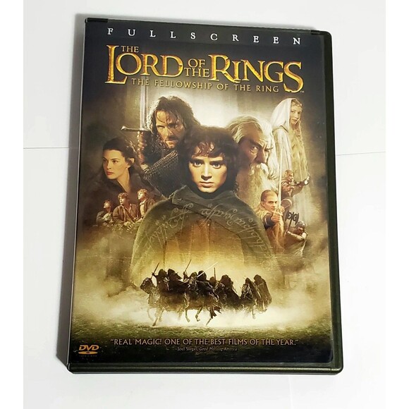 The Lord of the Rings: The Fellowship of the Ring (DVD, 2001 Widescreen)Tested - Picture 1 of 7